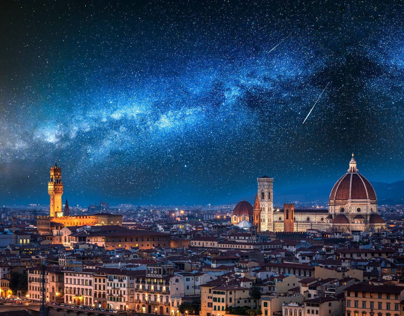 Florence des désirs, ici la nuit de San Lorenzo est magnifique